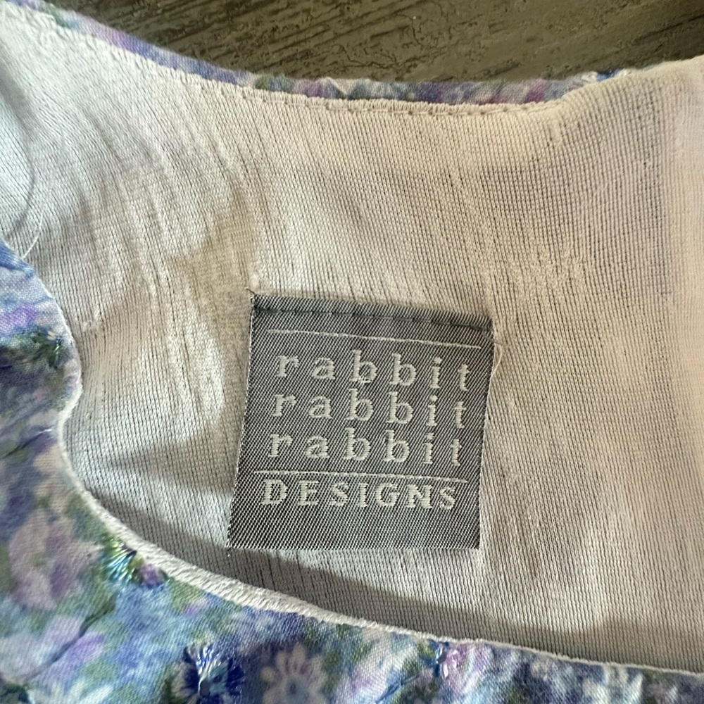 Vintage Rabbit Rabbit Rabbit Designs Floral Eyelet Sundress - Picture 5 of 5